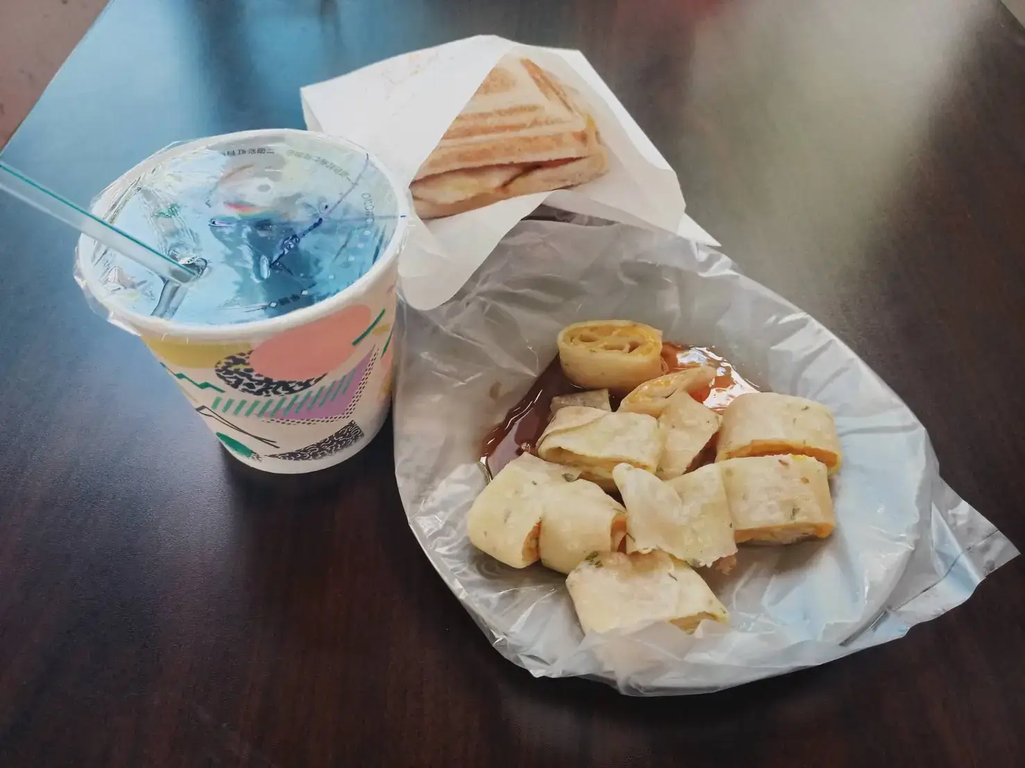 多年老主顧必推壯圍早餐店 #創意早點