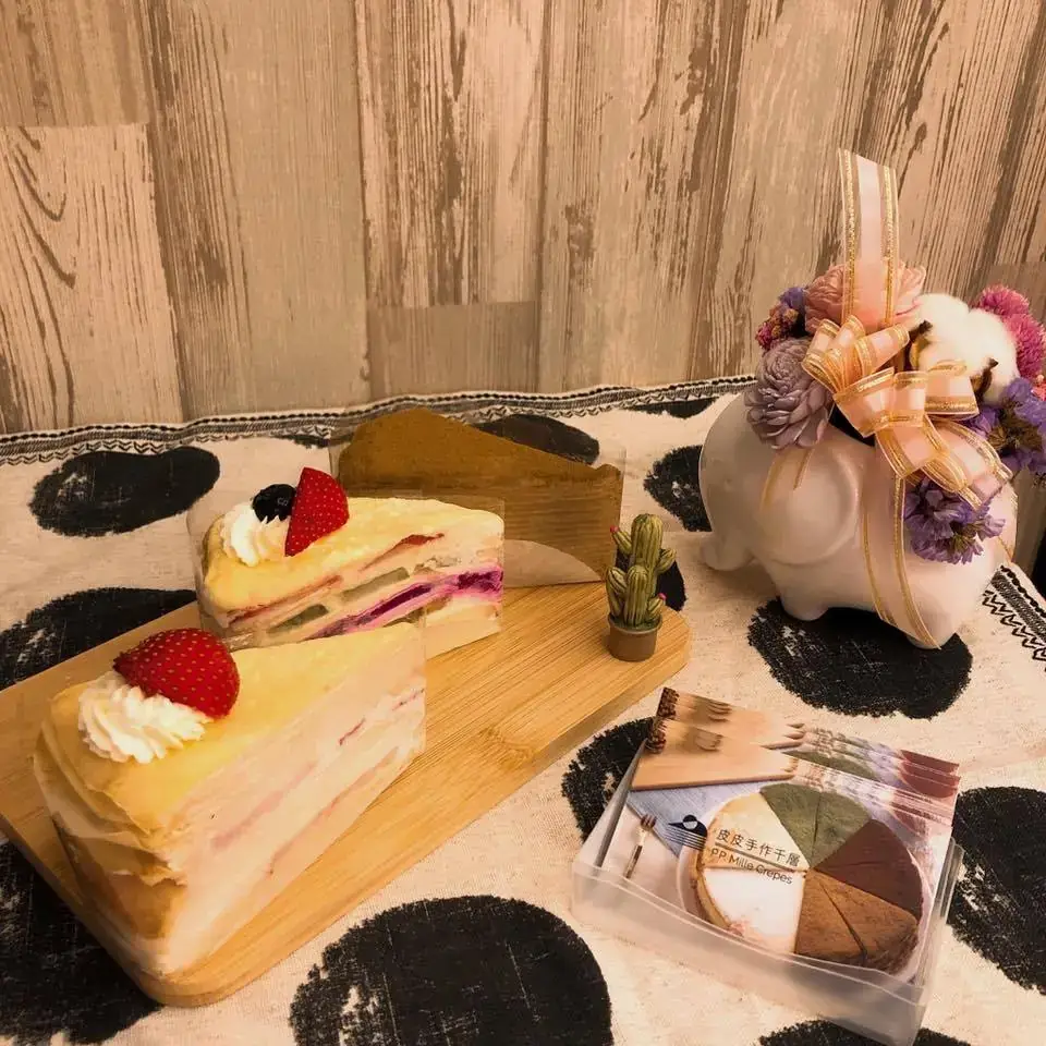 皮皮手作千層 媲美專櫃的高級甜點