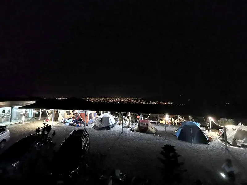 免設備的懶人露營 觀看百萬夜景-星亮點Kayu露營區